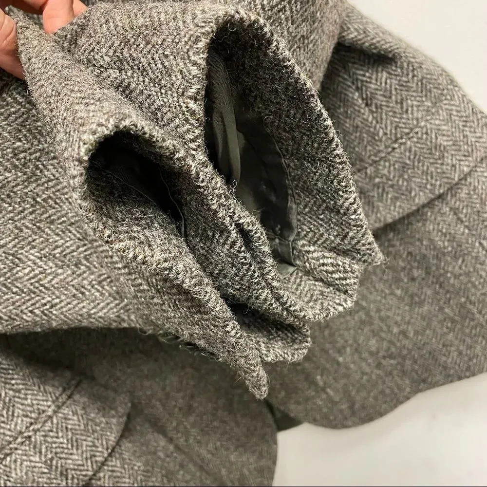 HARRIS TWEED Vintage Hand Woven Wool Blazer 46L - Picture 8 of 11